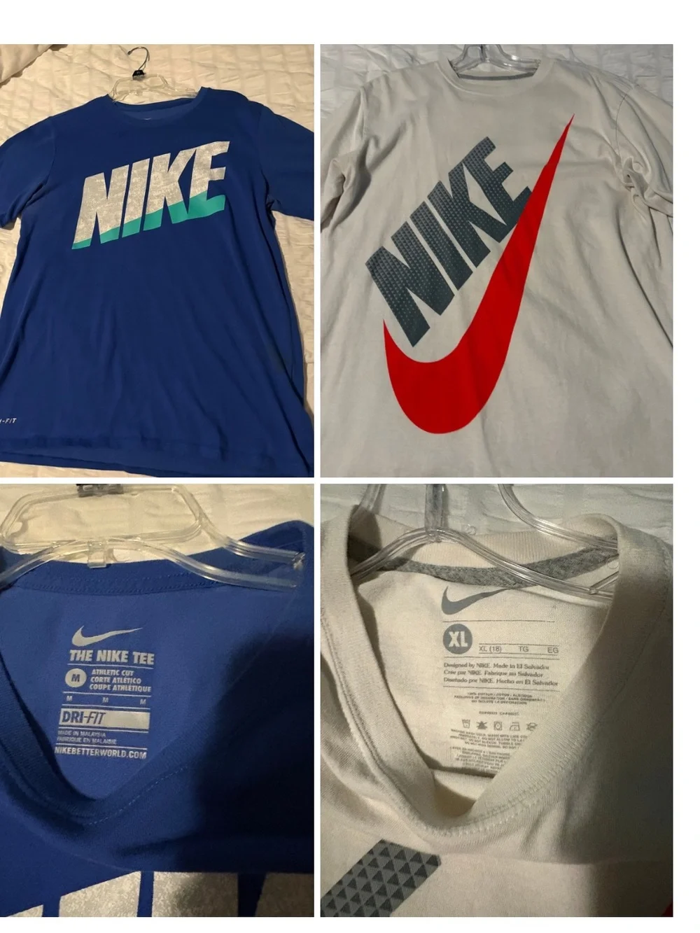 Men’s two Nike T Shirts